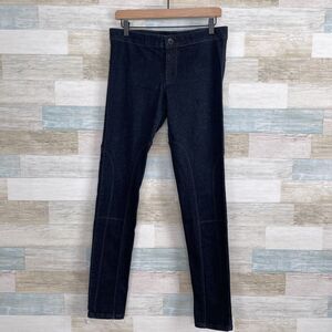 Banana Republic Seamed Skinny Jegging Jeans Indigo Dark Wash Mid Rise Womens 30